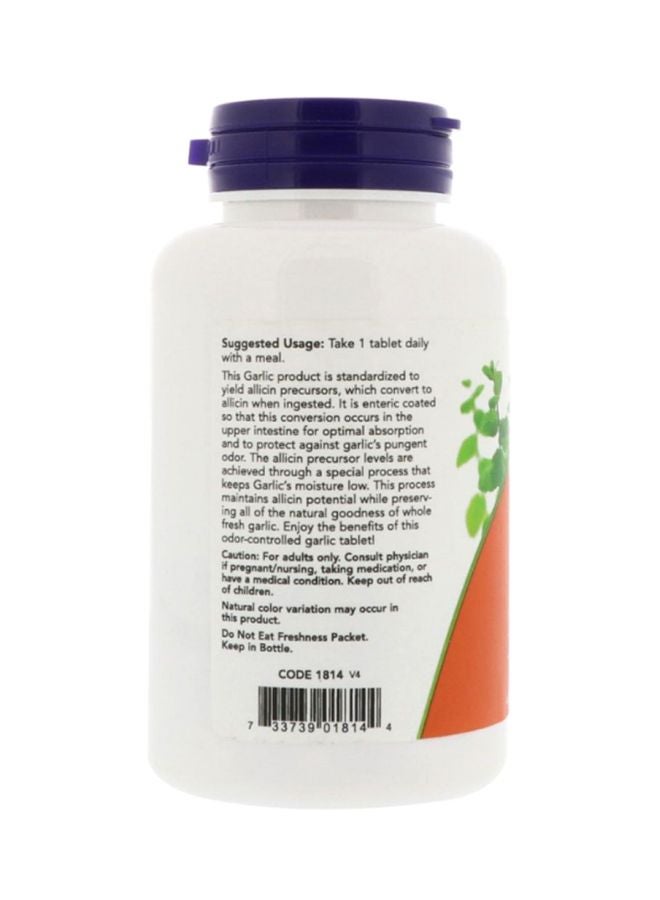 Now Foods Now Foods Garlic 5000 Dietary Supplement 90 Tablets - Image 3