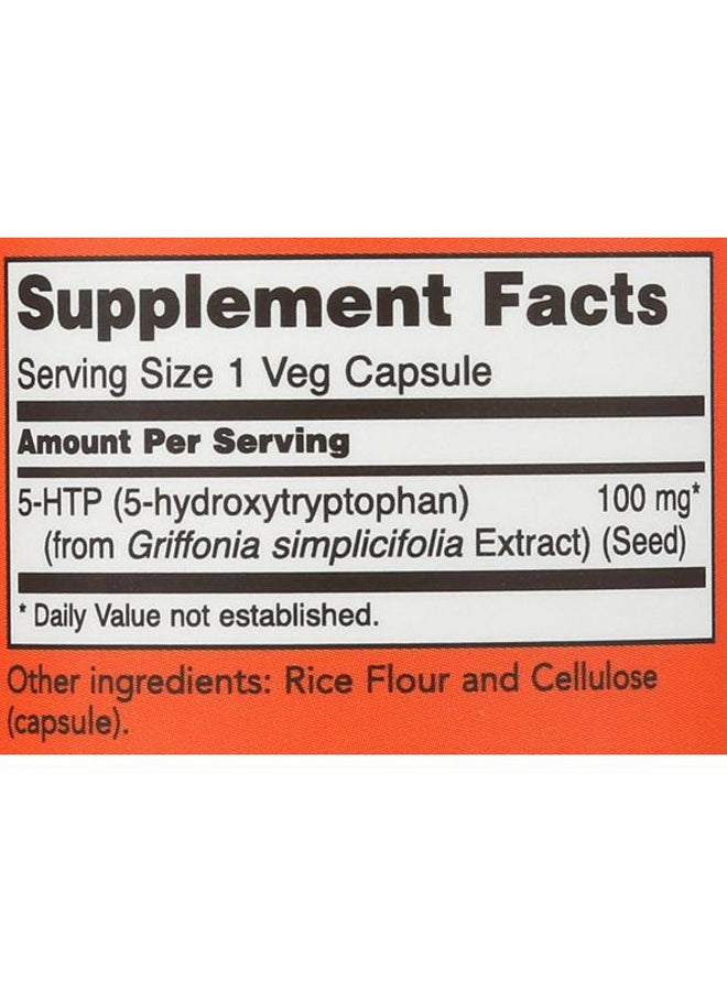 Now Foods - 5-HTP Neurotransmitter Support 60 Veg Capsules - Image 1