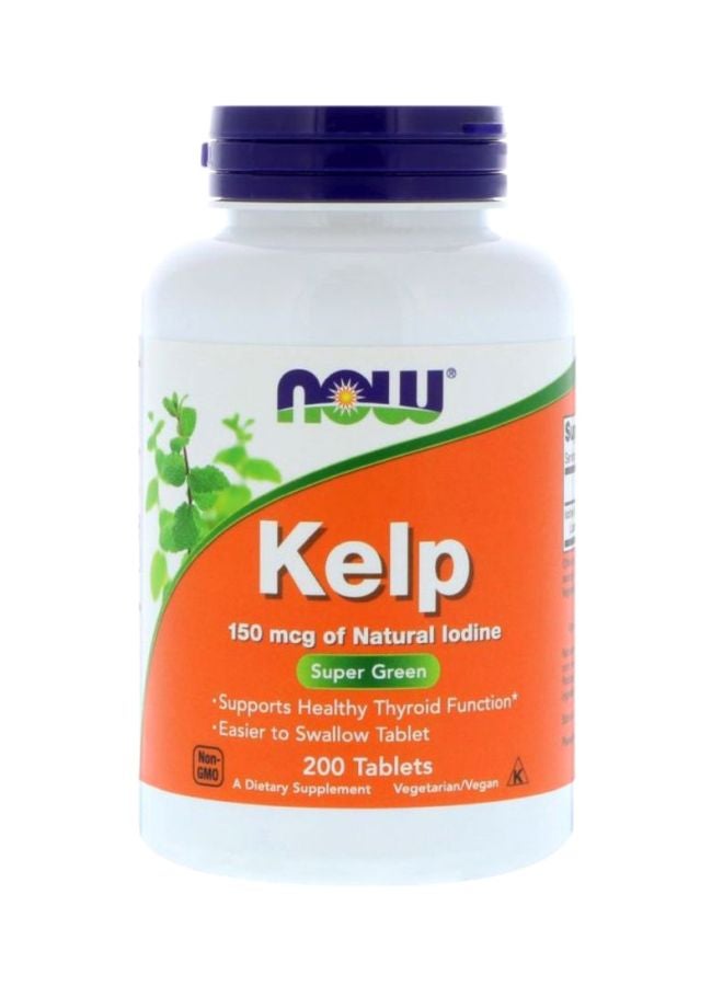Now Foods Kelp Super Green 150 mcg - 200 Tablets - Image 1