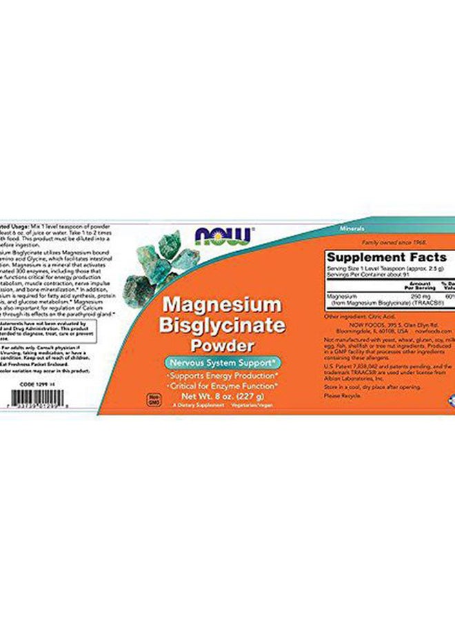 Now Foods Magnesium Bisglycinate Powder Supplement - Image 4