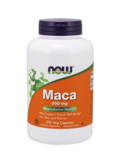 Now Foods Maca Dietary Supplement - 250 Veg Capsules  - Image 1