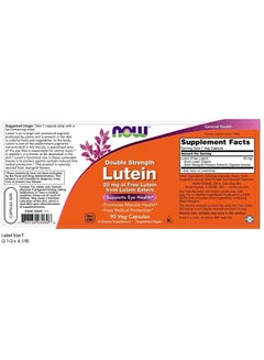 Double Strength Lutein 20 mg - 90 Veg Capsules - v1615231755/N32775907A_4