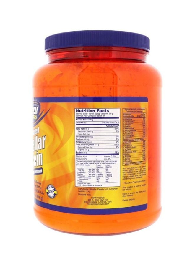 Micellar Casein Instantized Natural Unflavored Dietary Supplement