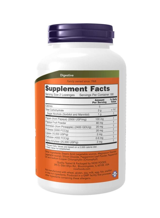 Now Foods Papaya Enzyme Digestive Support Dietary Supplement - 360 Capsules - Image 2