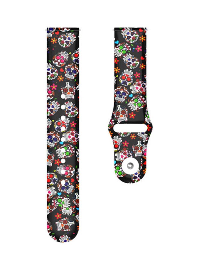 5esha Replacement Printed Strap For Samsung Watch 22mm Multicolour - Image 1