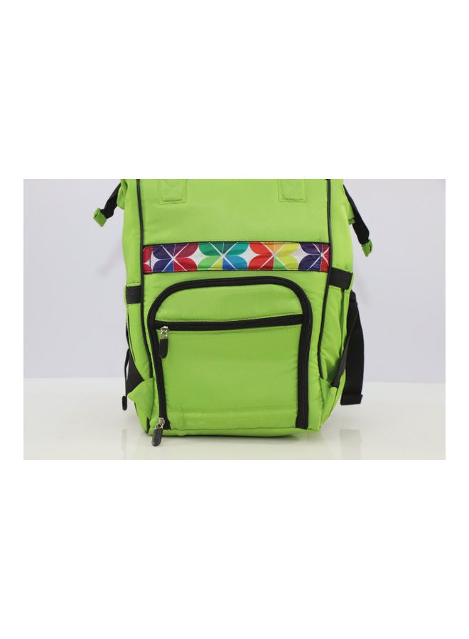 Diaper Bag Green Patterned