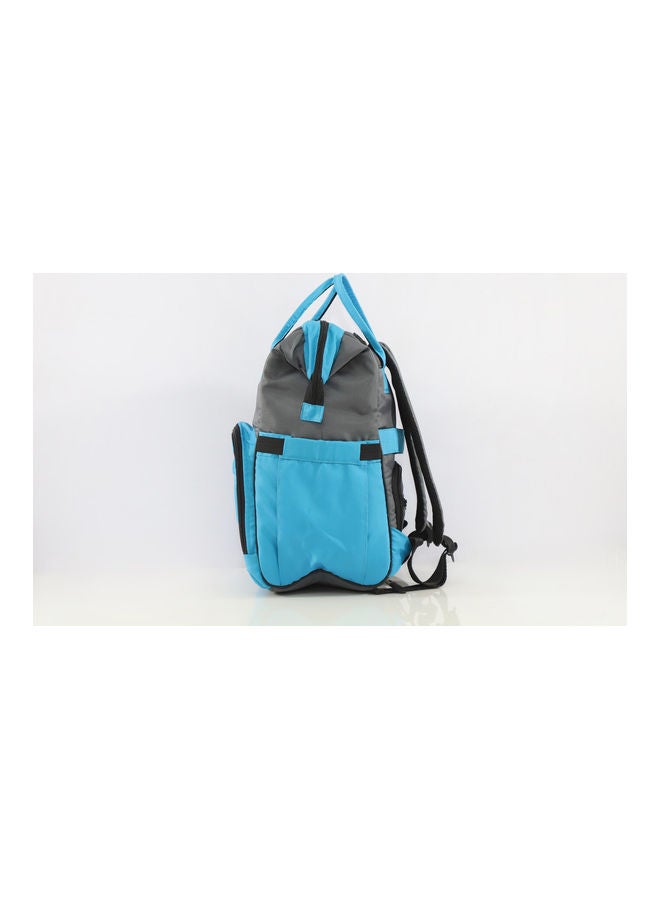 Uni baby Diaper Bag Turquoise/ Grey - Image 4