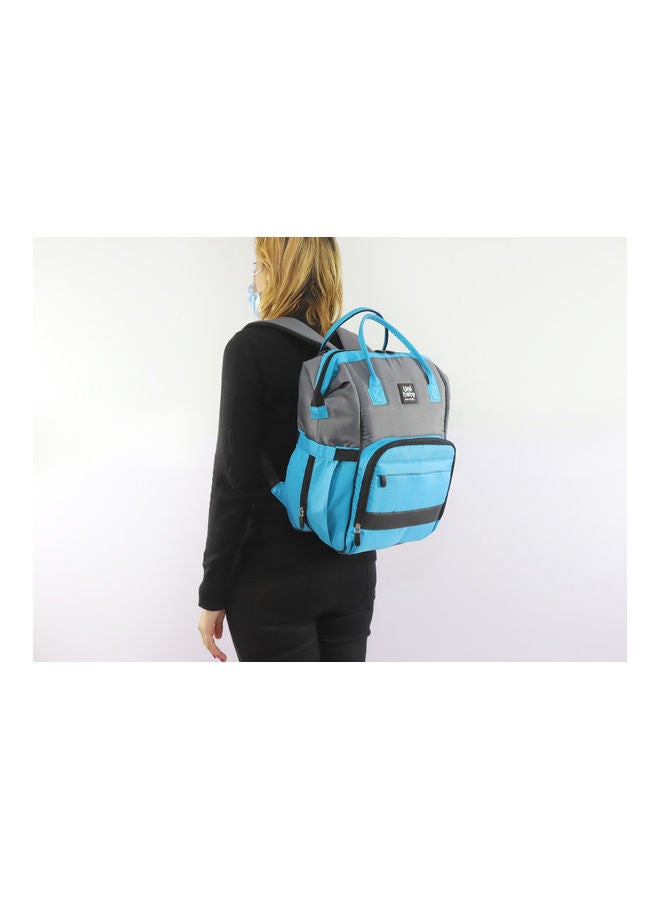 Uni baby Diaper Bag Turquoise/ Grey - Image 5