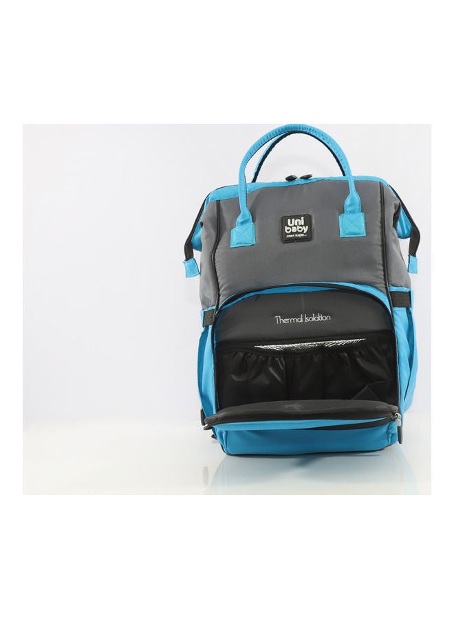 Uni baby Diaper Bag Turquoise/ Grey - Image 3