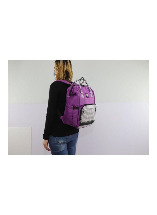 Diaper Bag Purple  Patterned - v1615237791/N45034006A_10