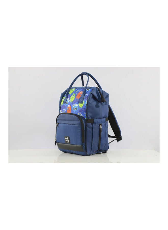 Uni baby Diaper Bag Dark Blue Patterned  - Image 2