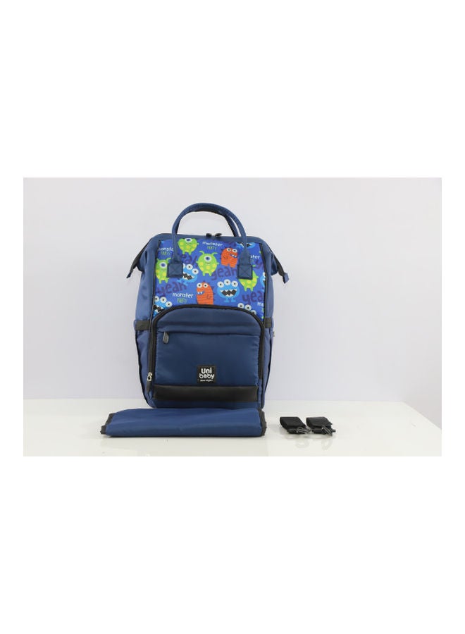 Uni baby Diaper Bag Dark Blue Patterned  - Image 3