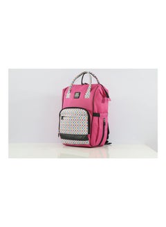 Uni baby Diaper Bag Pink Patterned  - Image 2