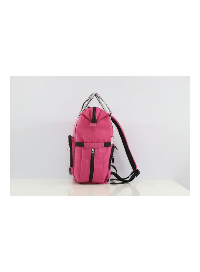 Uni baby Diaper Bag Pink Patterned  - Image 5