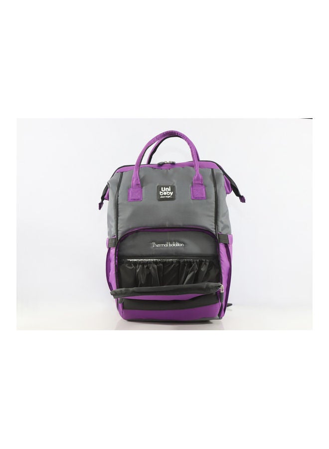 Uni baby Diaper Bag Purple/Grey  - Image 3