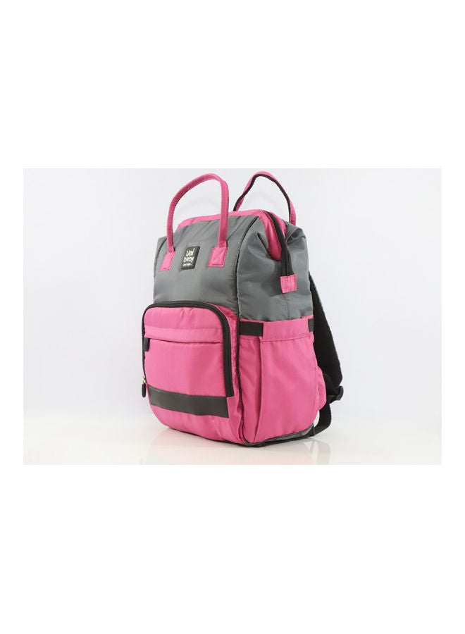 Uni baby Diaper Bag Pink/Grey  - Image 2
