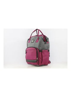 Uni baby Diaper Bag Burgundy/Grey  - Image 2