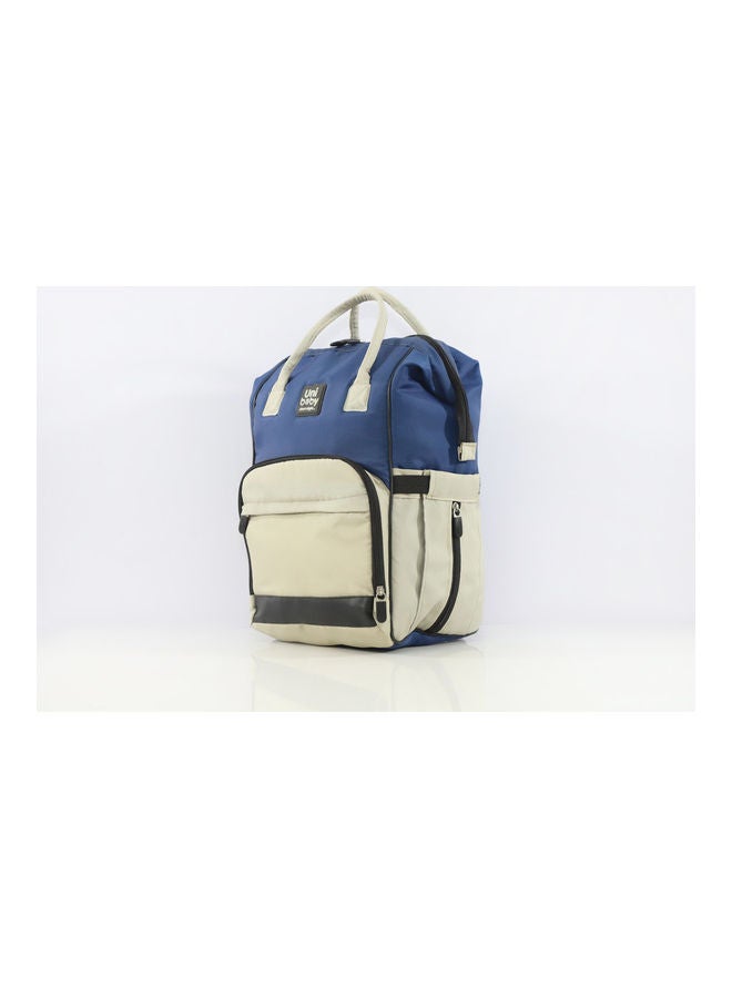 Uni baby Diaper Bag Biege/Dark Blue - Image 2