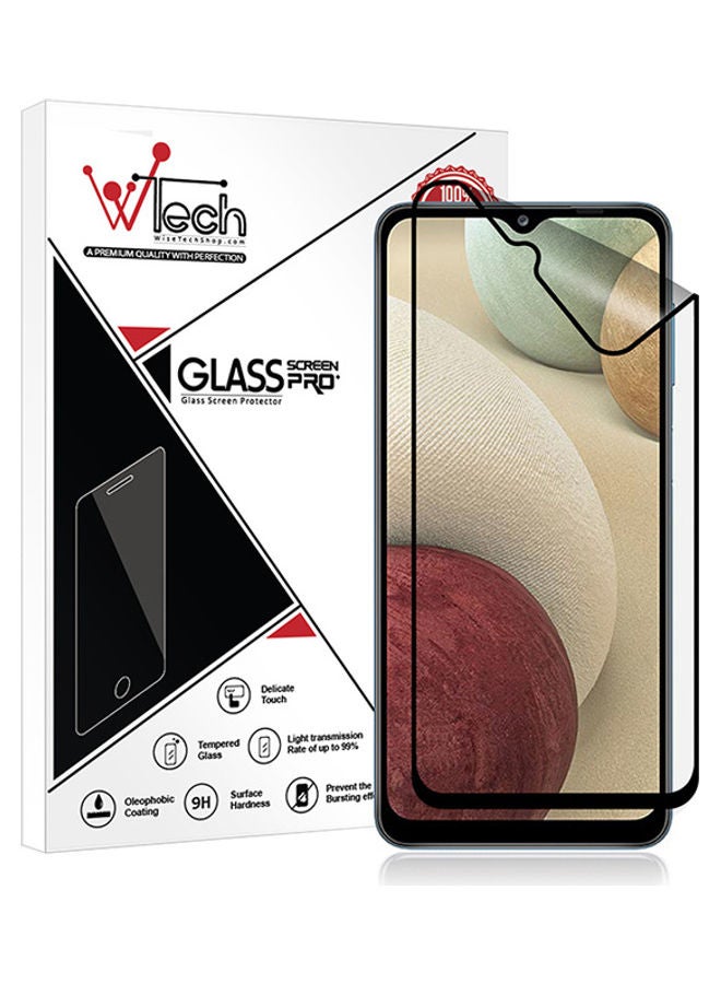 Wtech 9H Hardness  Screen Protector For Samsung Galaxy A12 Clear/Black - Image 1