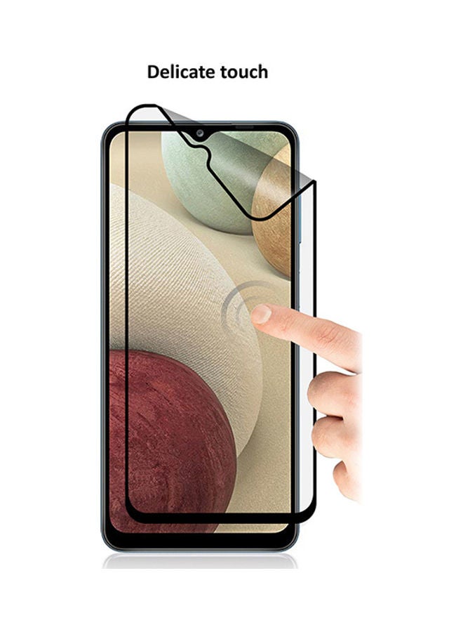 Wtech 9H Hardness  Screen Protector For Samsung Galaxy A12 Clear/Black - Image 4