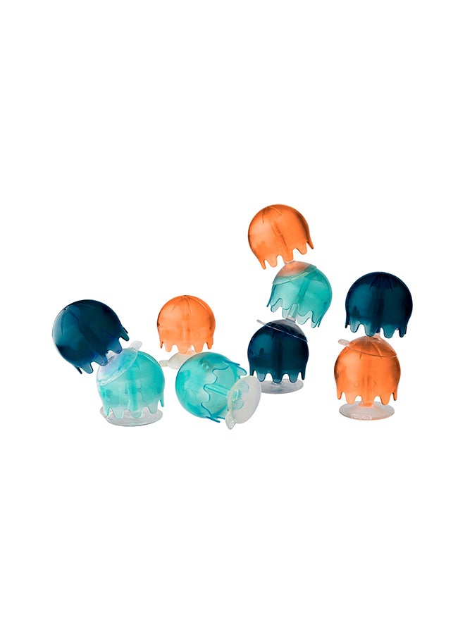 BOON - Pack Of 9 Jellies Suction Cup Bath Toy - Image 1