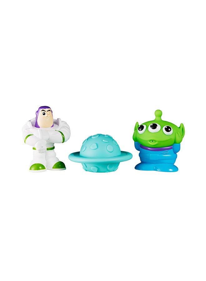 ذا فيرست ييرز مجموعة ألعاب رشاشة الماء بتصميم شخصيات فيلم "‎‎Toy Story" مكونة من 3 قطع 17.45 x 12.7 x 6.35سم - Image 1