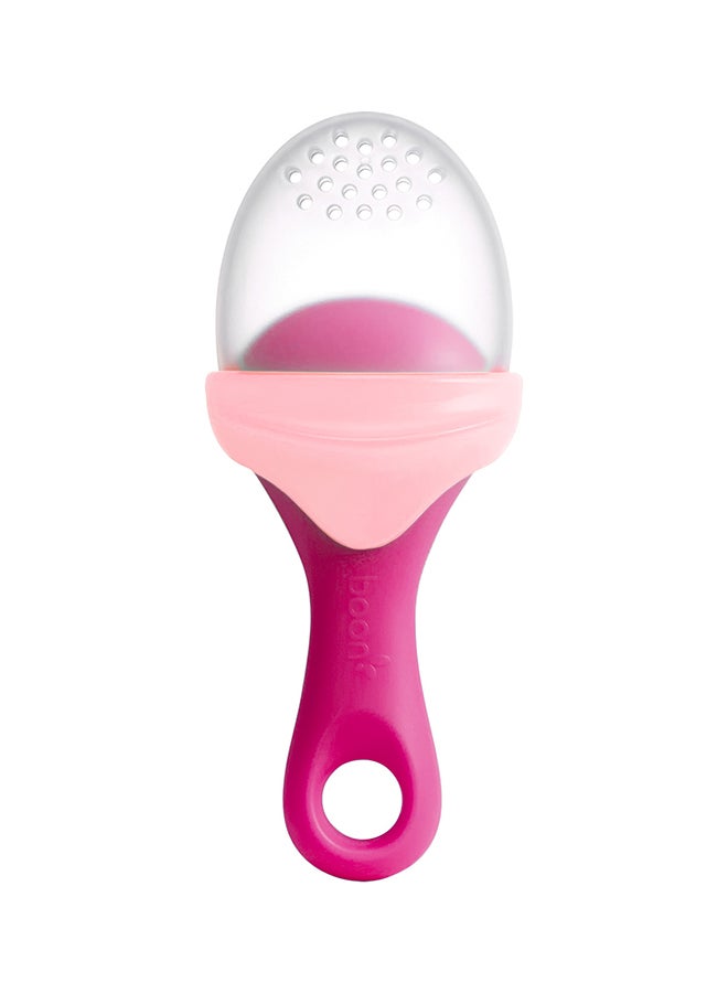 BOON - Pulp Silicone Feeder - Pink/Wine - Image 1