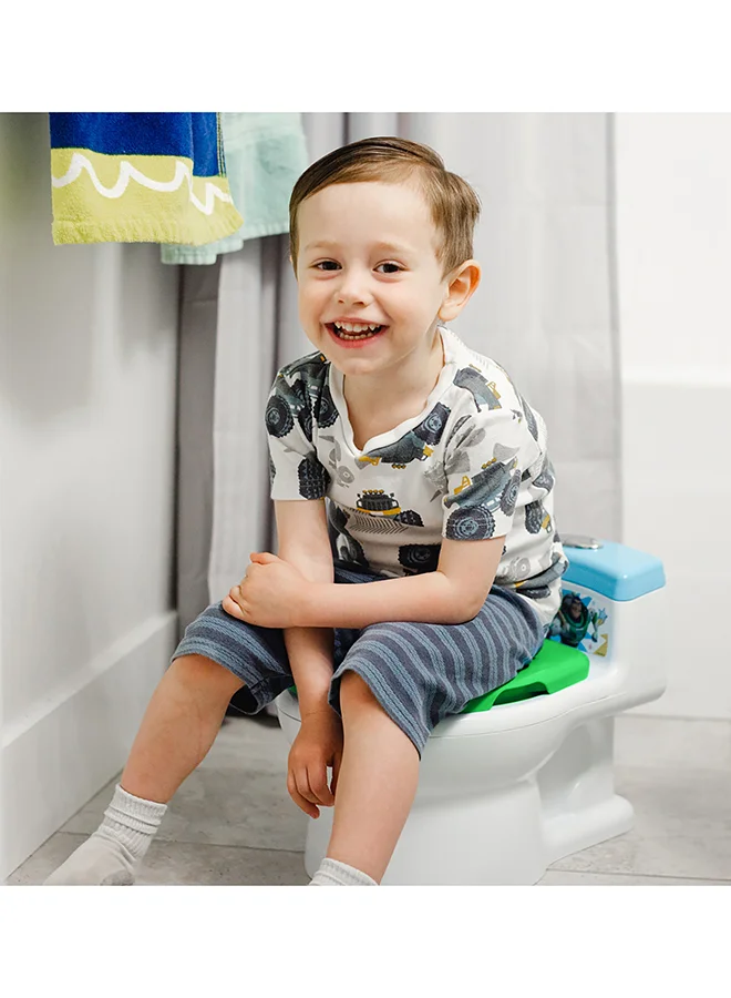 the FIRST years Toy Story Potty Training Seat - White/Green/Blue