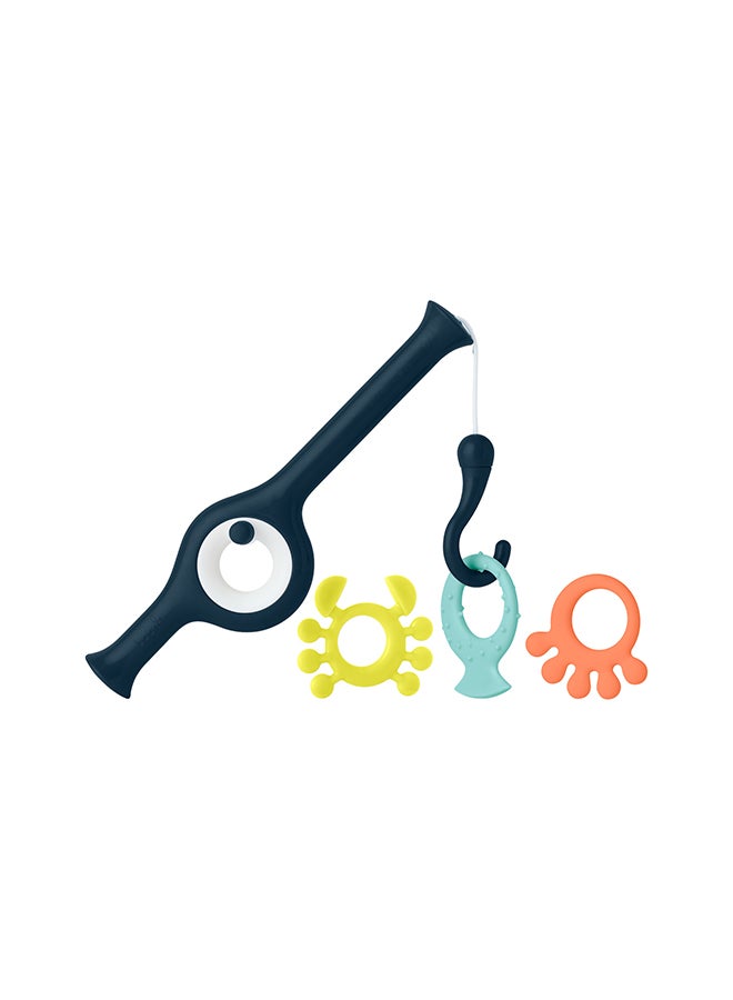 BOON Cast Fishing Pole Bath Toy Set 13.99x4.6x19.1cm – Water Play Toy for Toddlers 13.99 x 4.6 x 19.1cm - Image 2