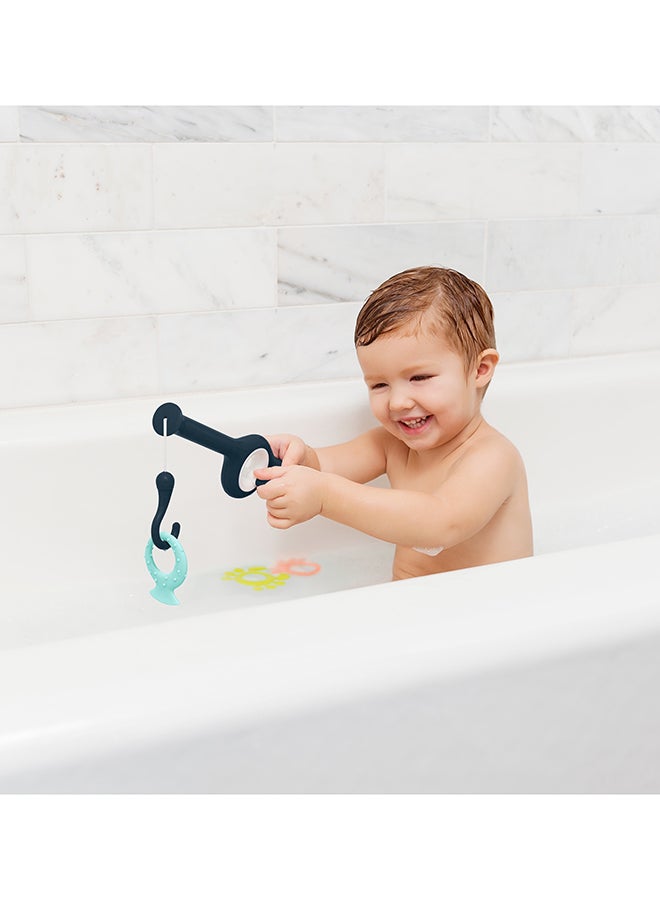 BOON Cast Fishing Pole Bath Toy Set 13.99x4.6x19.1cm – Water Play Toy for Toddlers 13.99 x 4.6 x 19.1cm - Image 3