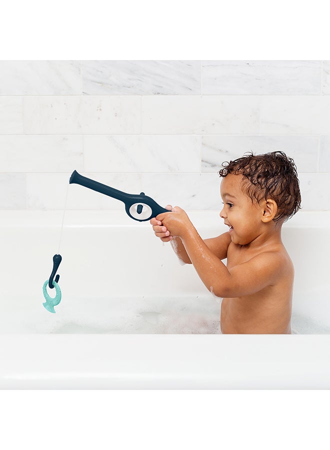 BOON Cast Fishing Pole Bath Toy Set 13.99x4.6x19.1cm – Water Play Toy for Toddlers 13.99 x 4.6 x 19.1cm - Image 5