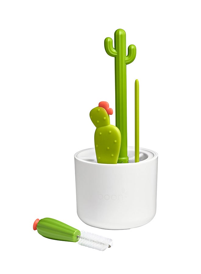 4-Piece Cactus Bottle Cleaning Brush Set
