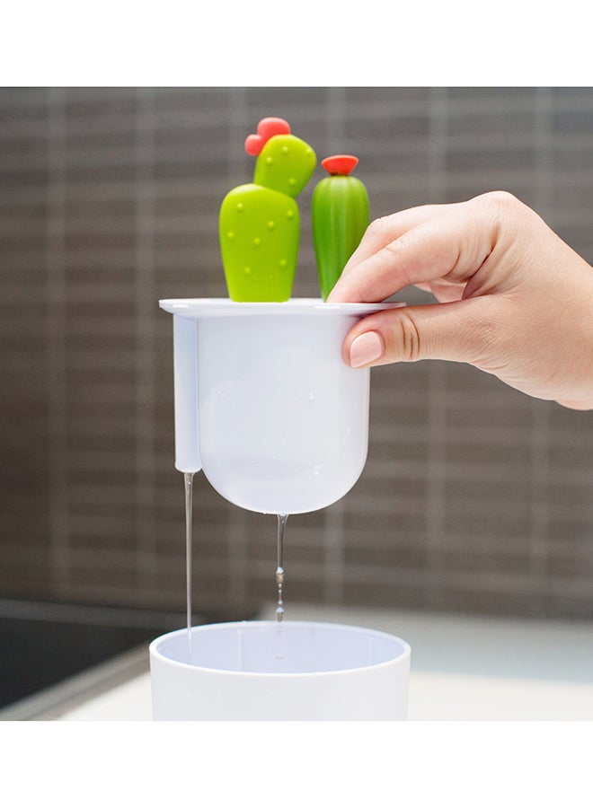 4-Piece Cactus Bottle Cleaning Brush Set