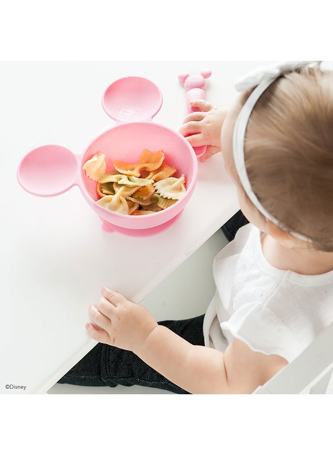 BUMKiNs - Minnie Mouse Pink First Feeding Set - Image 1