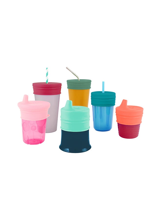 BOON - Pack Of 3 Snug Spout Sippy Cup And  Lid - Image 1