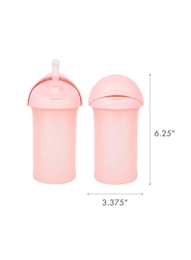 BOON Swig Silicone Bottle Straw Sippy Cup, 270 ml - Image 4