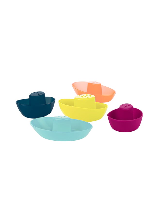 BOON - Pack Of 5 Fleet Stacking Boats Cup - Image 1