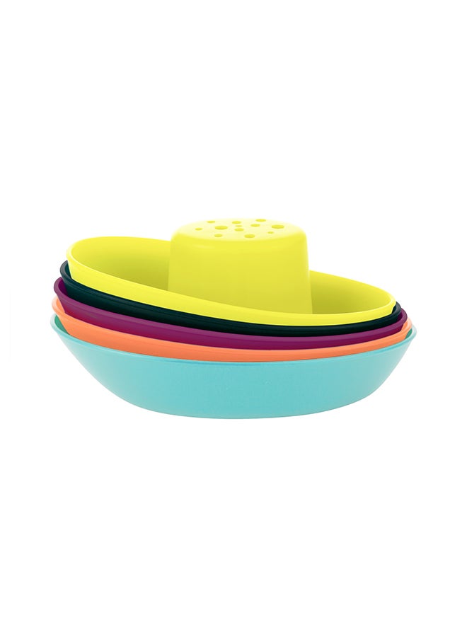 BOON - Pack Of 5 Fleet Stacking Boats Cup - Image 1