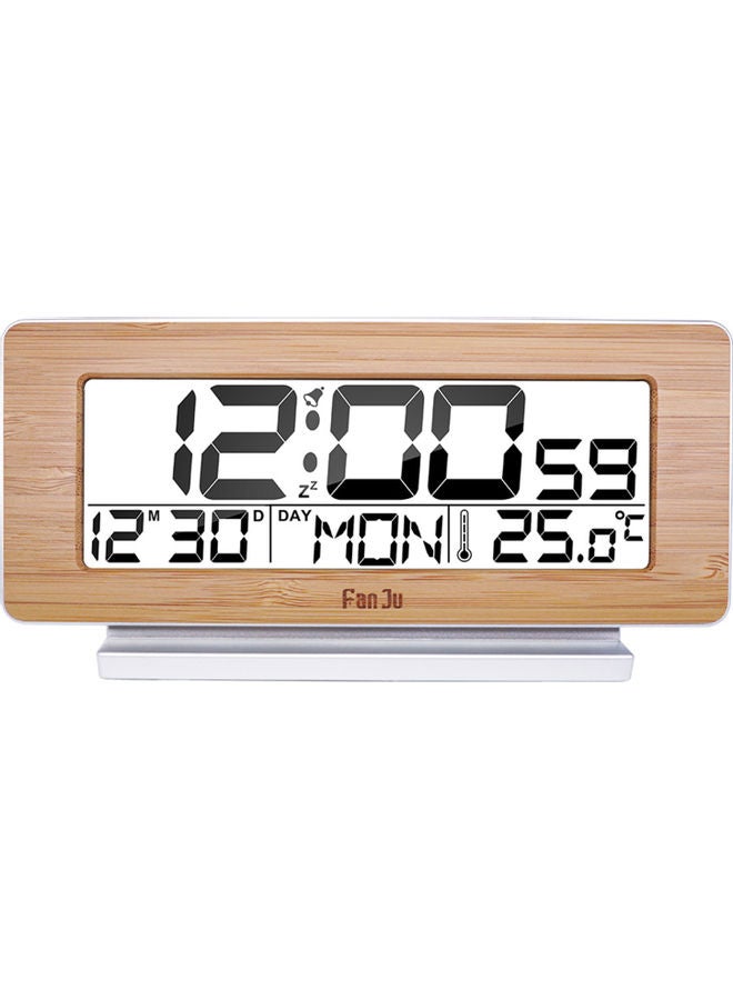 FanJu Alarm Watch with Temperature Meter Beige 17.50 x 4.50 x 9.50cm  - Image 1