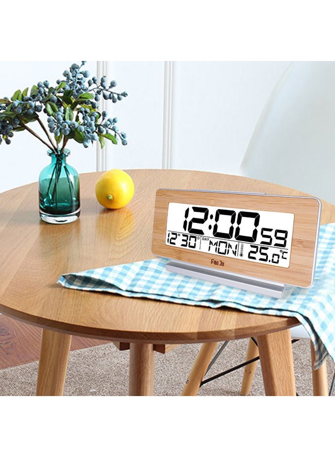 FanJu Alarm Watch with Temperature Meter Beige 17.50 x 4.50 x 9.50cm  - Image 2