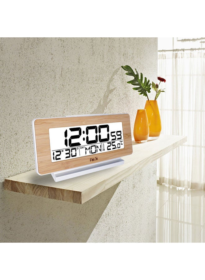 FanJu Alarm Watch with Temperature Meter Beige 17.50 x 4.50 x 9.50cm  - Image 3