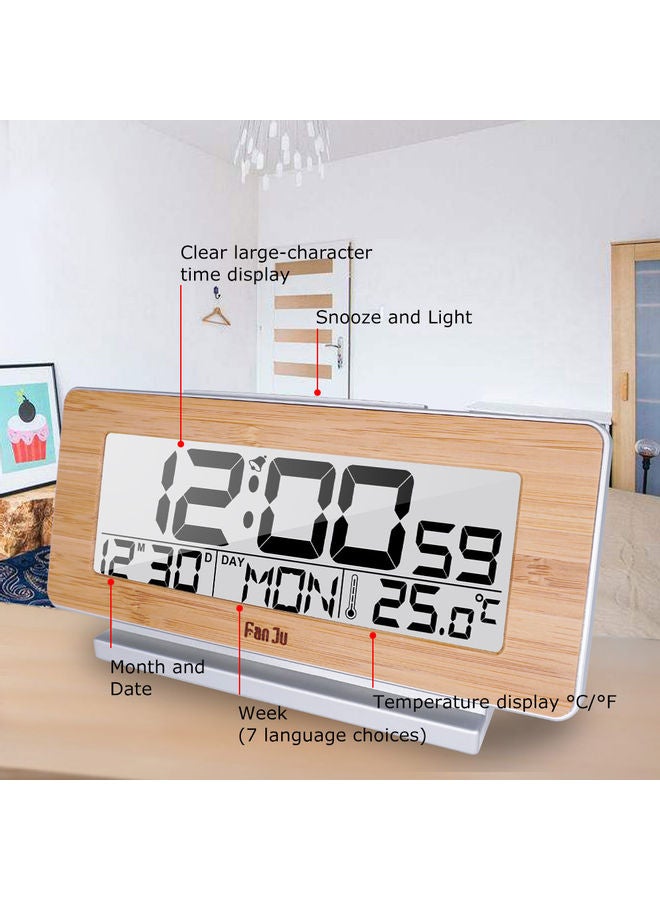 FanJu Alarm Watch with Temperature Meter Beige 17.50 x 4.50 x 9.50cm  - Image 5