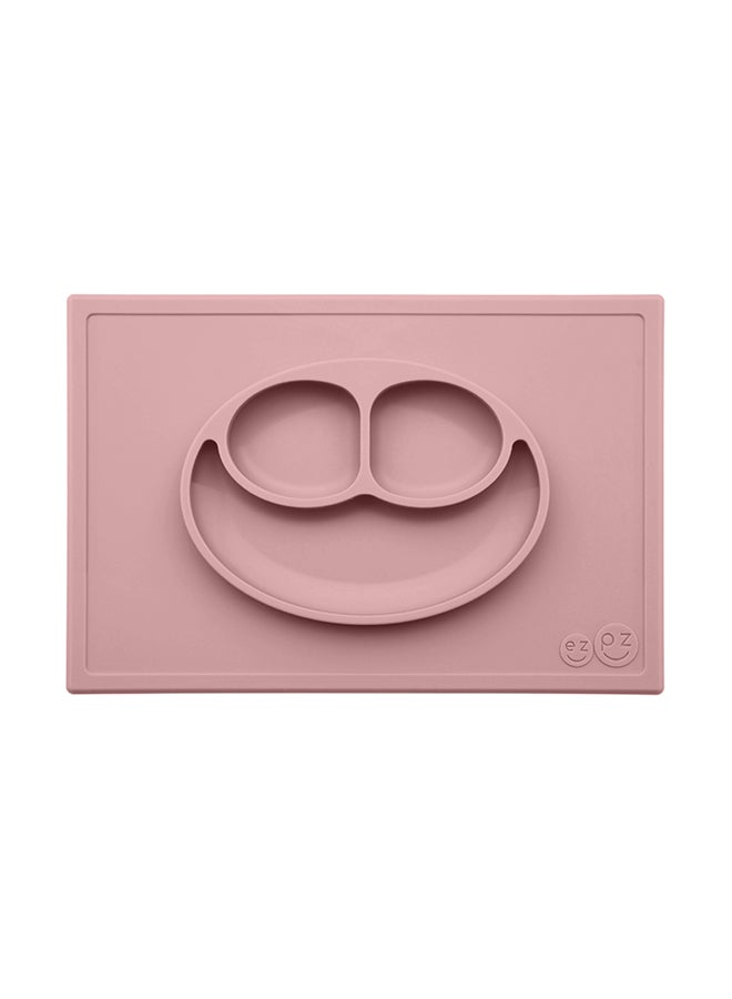ezpz Happy Silicone Baby Mat - Blush  - Image 1