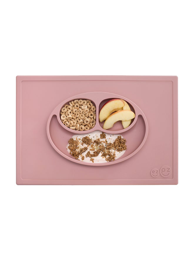 ezpz Happy Silicone Baby Mat - Blush  - Image 2