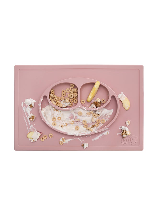 ezpz Happy Silicone Baby Mat - Blush  - Image 3