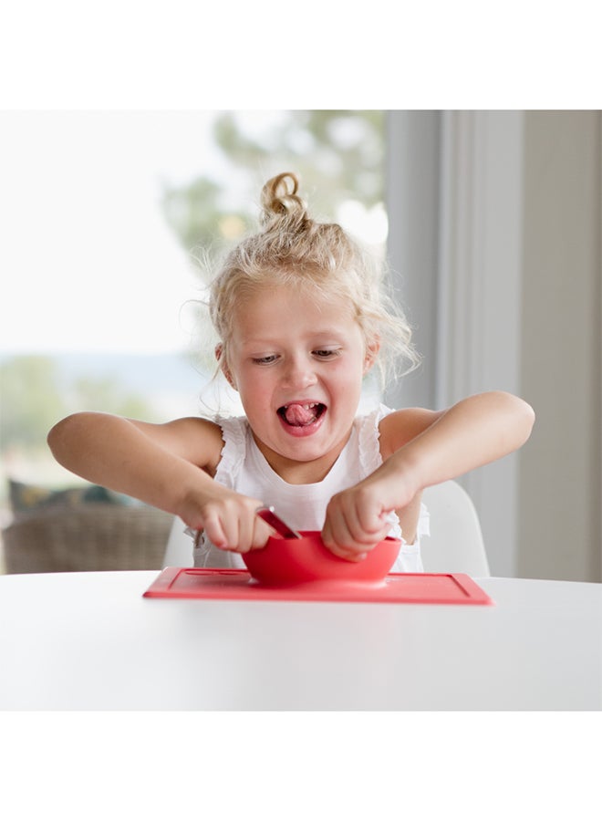 ezpz Happy Silicone Baby Bowl - Gray  - Image 5