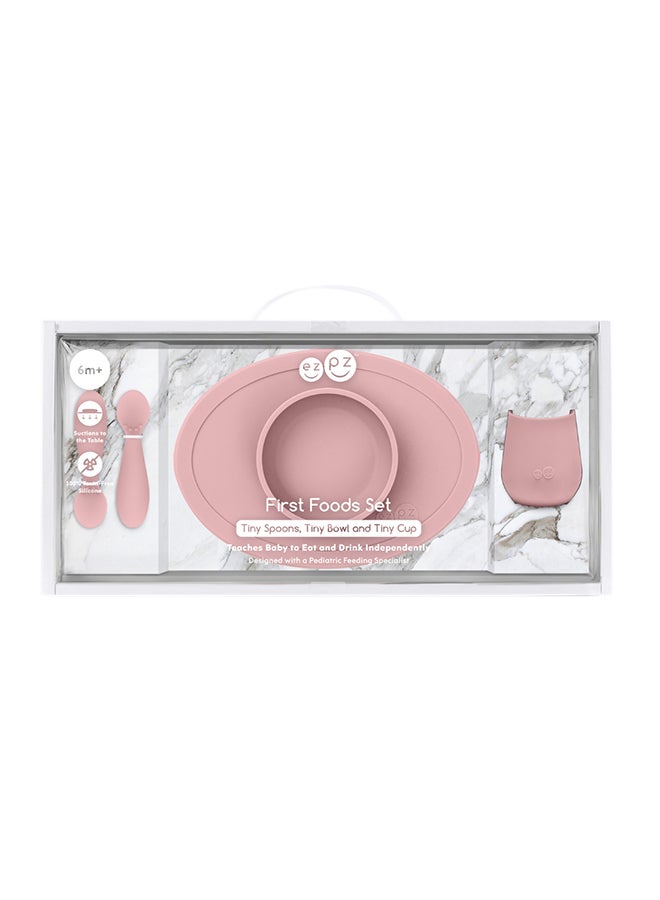 ezpz First Food Set - Blush  - Image 2