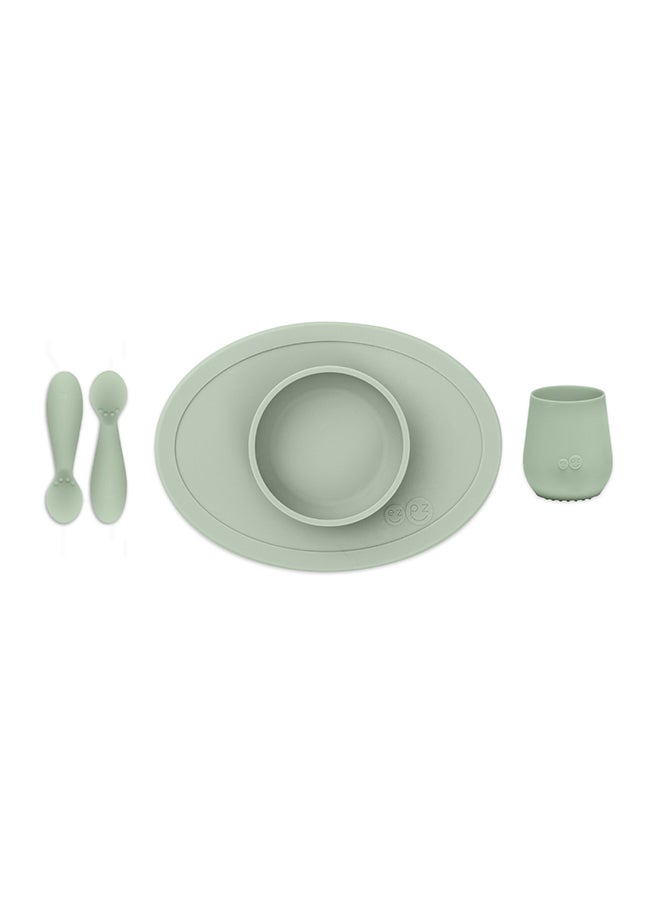 ezpz First Food Set - Sage  - Image 1