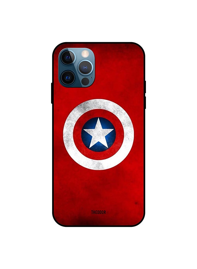 Theodor Protective Case Cover For Apple iPhone 12 Pro Red