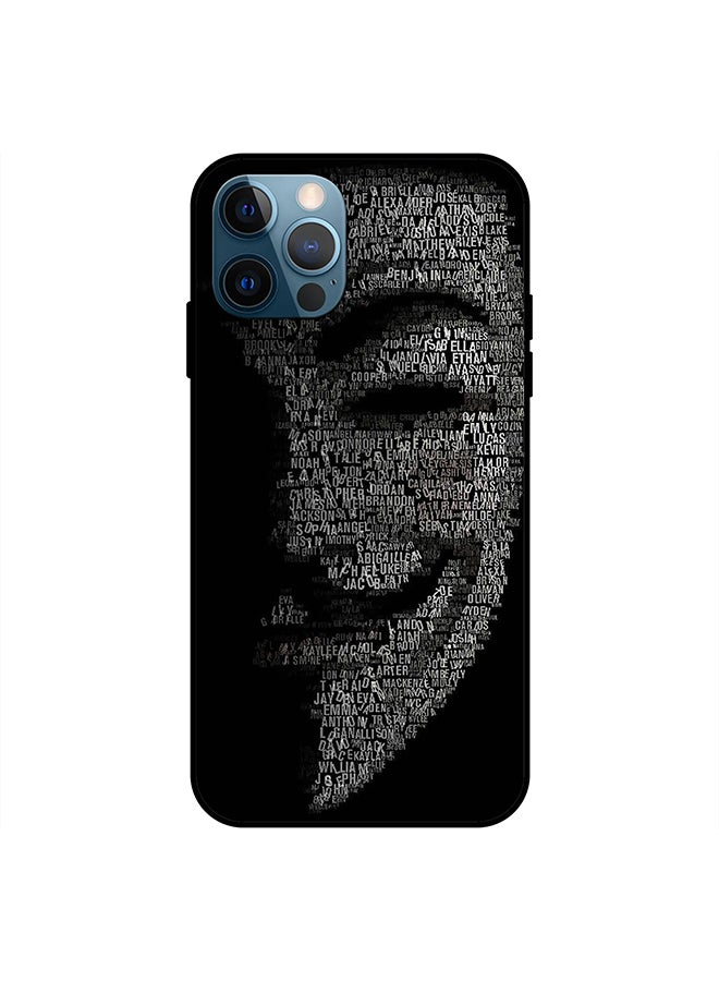 Protective Case Cover For Apple iPhone 12 Pro Black/White